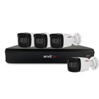 Sistem supraveghere exterior basic Acvil B4EXT40-5MP, 4 camere, 5 MP, IR 40 m