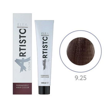 Vopsea permanenta pentru par Elea Professional Artisto Color, 9/25 Blond violet mahon, 100 ml, Elea Professional