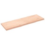 vidaXL Blat masă, 180x60x(2-6) cm, maro, lemn tratat contur organic, vidaXL