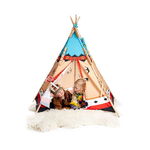 Set constructie cort pentagonal Tee-Pee, indian, Pony