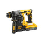 Ciocan rotopercutor DeWalt DCH273H2T-QW, 18 V, 1100 rpm, 2 acumulatori li-ion, SDS-Plus, 5.0 Ah, incarcator, valiza (Galben/Negru), DeWALT