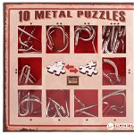 Puzzle metal,set 10,red