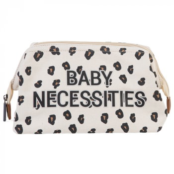 Childhome Baby Necessities Canvas Leopard geantă pentru cosmetice 1 buc, Childhome