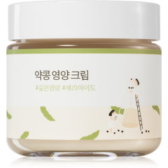 ROUND LAB ROUND LAB Soybean Nourishing Cream, , 80 ml crema de fata formulata cu Ceramide NP si Pantenol, care contribuie la hranirea si hidratarea in profunzime a pielii mature, la imbunatatirea texturii, la reducerea aspectului ridurilor si al altor imperfectiuni si la intarirea barierei naturale de retinere a umiditatii, care previne deshidratarea si reduce impactul iritantilor externi