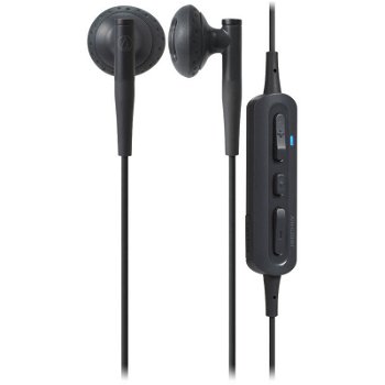 Casti Bluetooth Audio-Technica ATH-C200BTBK, Microfon (Negru) , Audio Technica