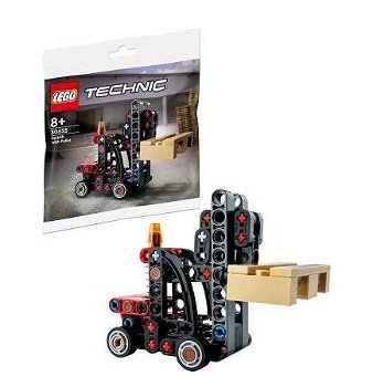 Jucarie 30655 Technic Forklift with Pallet Construction Toy, LEGO