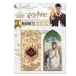 Set 2 Magneti Frigider Harry Potter Marauder’s Map, IdeallStore®, 5.5x8cm, IdeallStore