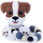 KidPro Teether Puppy Brown jucărie pentru dentiție 1 buc, KidPro