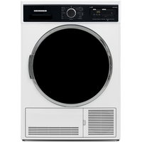Uscator de rufe Heinner HCD-V904B, Condensare, 9 kg, Display LED, Lumina cuva, Anti-sifonare, Clasa B, Alb
