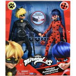 Set 2 papusi 26 cm Miraculous - Buburuza si Cat Noir, Playmates