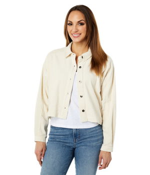 Imbracaminte Femei Saltwater Luxe Noah Corduroy Long Sleeve Jacket Vanilla, Saltwater Luxe
