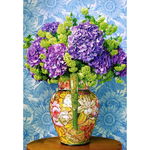 Puzzle Castorland - Bouquet of Hydrangeas, 1.000 piese (104352), Castorland