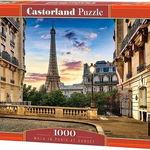 Castorland Puzzle 1000 de piese O plimbare în Paris la apus, Castorland