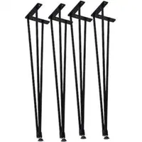 Set picioare masa metal, Homs ,negru,w0057,