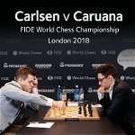 Carte : Carlsen v Caruana, FIDE World Chess Championship, London 2018 - Raymond Keene & Byron Jacobs