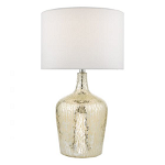 Veioza Lolek Dual Light Table Lamp Clear/Silver Glass With Shade, dar lighting group