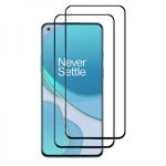 Set 2 folii protectie sticla securizata fullsize pentru OnePlus Nord 2 negru