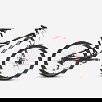 BICICLETĂ MTB DEPLASĂRI ST 120 GRI-PORTOCALIU 27