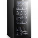 Vitrina pentru vinuri Samus SRV55CRC (18), 5 Rafturi, 50 L, Afisaj Electronic (Negru), Samus