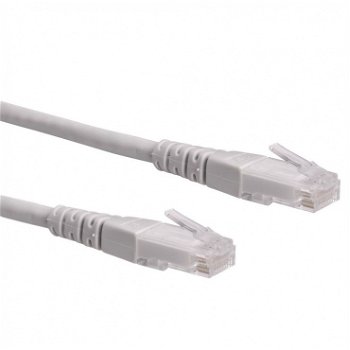 Cablu retea UTP Cat.6, gri, 3m Cupru, Roline 21.15.0933, Roline