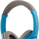 Casti Stereo Bluetooth 3.0, microfon, diametru 40 mm, culoare albastru, Esperanza