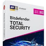 Bitdefender Total Security 2019, 3 PC, 1 an, Licenta noua, BOX/Retail