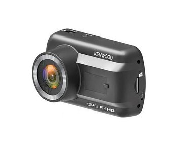 Camera auto Kenwood DRV-A201, Rezolutie HD, Ecran 2.7", HDR, GPS, Card 16GB inclus, Senzor G cu 3 axe, unghi vizualizare 136°, Suport prindere magnetic