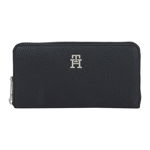 Portofel pentru femei Tommy Hilfiger Th Emblem Large Za AW0AW15275 Black BDS, Tommy Hilfiger