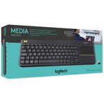 Tastatura Logitech Wireless Touch K400 Plus Black PC