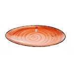 ANDALUZ Platou portelan oval rosu 30*18.8*3 cm, 1