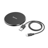 Incarcator wireless HAMA 183387, 5W, universal, QI, negru