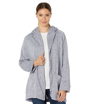 Imbracaminte Femei LLBEAN Lightweight Sweater Fleece Cardigan Bright Navy Heather, L.L.BEAN