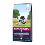 EUKANUBA Basic Puppy M, Pui, pachet economic hrană uscată câini junior, 15kg x 2