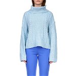 Imbracaminte Femei Sanctuary Mod Cable Sweater Frosty Blue, Sanctuary
