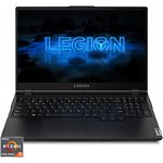 Laptop Gaming Lenovo Legion 5 15ARH05 AMD Ryzen 5 4600H 256GB SSD 8GB NVIDIA GeForce GTX 1650 4GB FullHD 120Hz Tast. ilum. Black