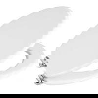 Capac de toaleta, Wenko, Urbino, 36 x 42.5 cm, mdf, alb, Wenko