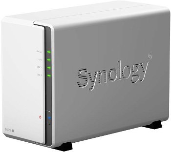 Network Attached Storage Synology DiskStation DS218j cu procesor Marvell Armada 385 88F6820 Dual Core 1.3 GHz, 512MB DDR3, 2-Bay, 1 x Gigabit LAN, 2 x USB 3.0, Synology