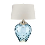 Veioza Samara Large Table Lamp – Light Blue, ELSTEAD-LIGHTING
