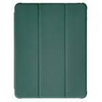 Husa Tableta Upzz Stand Case Smart Cover Pentru iPad Pro 12.9" 2021, Spate Transparent, Functie Stand, Verde, Upzz