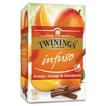 Twinings Infuso Orange Mango & Cinnamon ceai infuzie portocala mango si scortisoara, Twinings