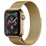 Curea otel inoxidabil Magnetic Strap compatibila cu Apple Watch 7 41mm Gold