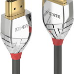 Cablu Lindy LY-37872, High Speed HDMI Cable, crom, LINDY