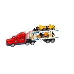 Set camion cu 4 vehicule de constructii, MalPlay 109866, MalPlay