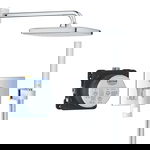Sistem de dus incastrat Grohe Eurocube Perfect cu set de dusTempesta 250 Cube  crom, Grohe