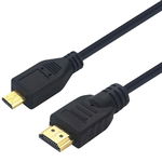 Cablu HDMI - micro HDMI, 8 canale, full HD, 4K, izolatie dubla, suport video 3D, negru, Pro Cart