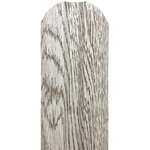 Sipca metalica gard Tisa, gri grafit, RAL 7024, stejar alb, 0.4 mm, 1500 x 115 mm, 25 bucati + 50 bucati surub autoforant, Mathaus