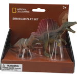 National Geographic Set 2 figurine - Spinosaurus si Dilophosaurus