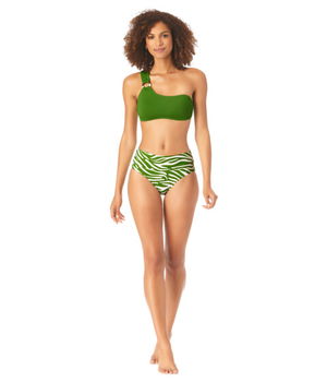 Imbracaminte Femei Stella Max Asymmetrical Ring Bandeau Top Green, Stella & Max