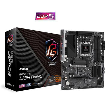Placa de baza ASRock B650 PG Lightning AMD B650 Socket AM5 ATX