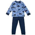 Pijama copii Chicco, bluza si pantalon, turcoaz, 31315, Chicco